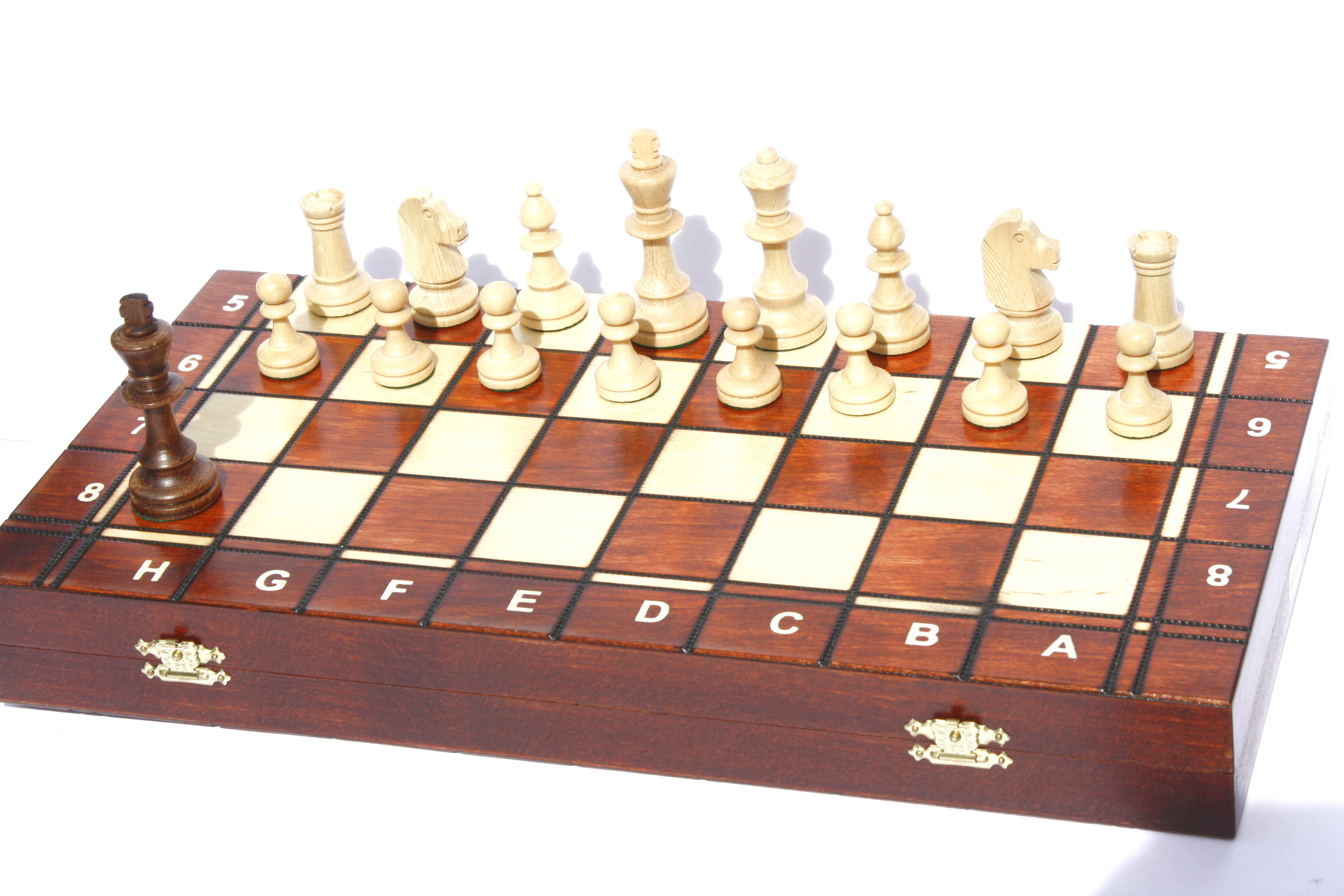 Handmade Wooden Combination Set –  Chess, Backgammon and Draughts (Checkers)