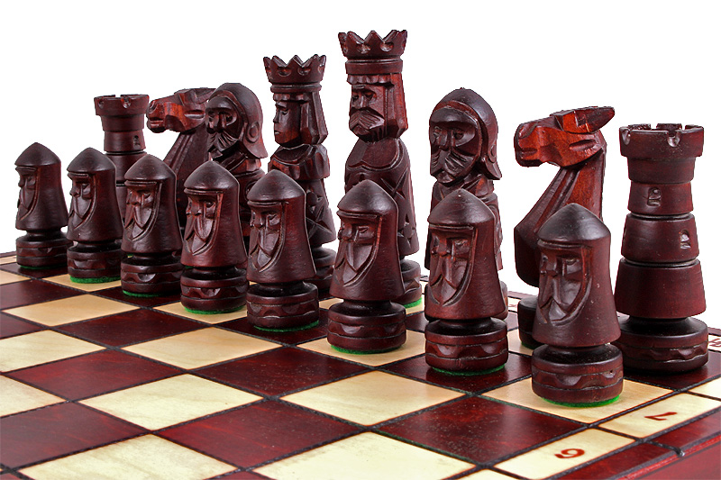 Handmade Wooden Chess Set– Castle