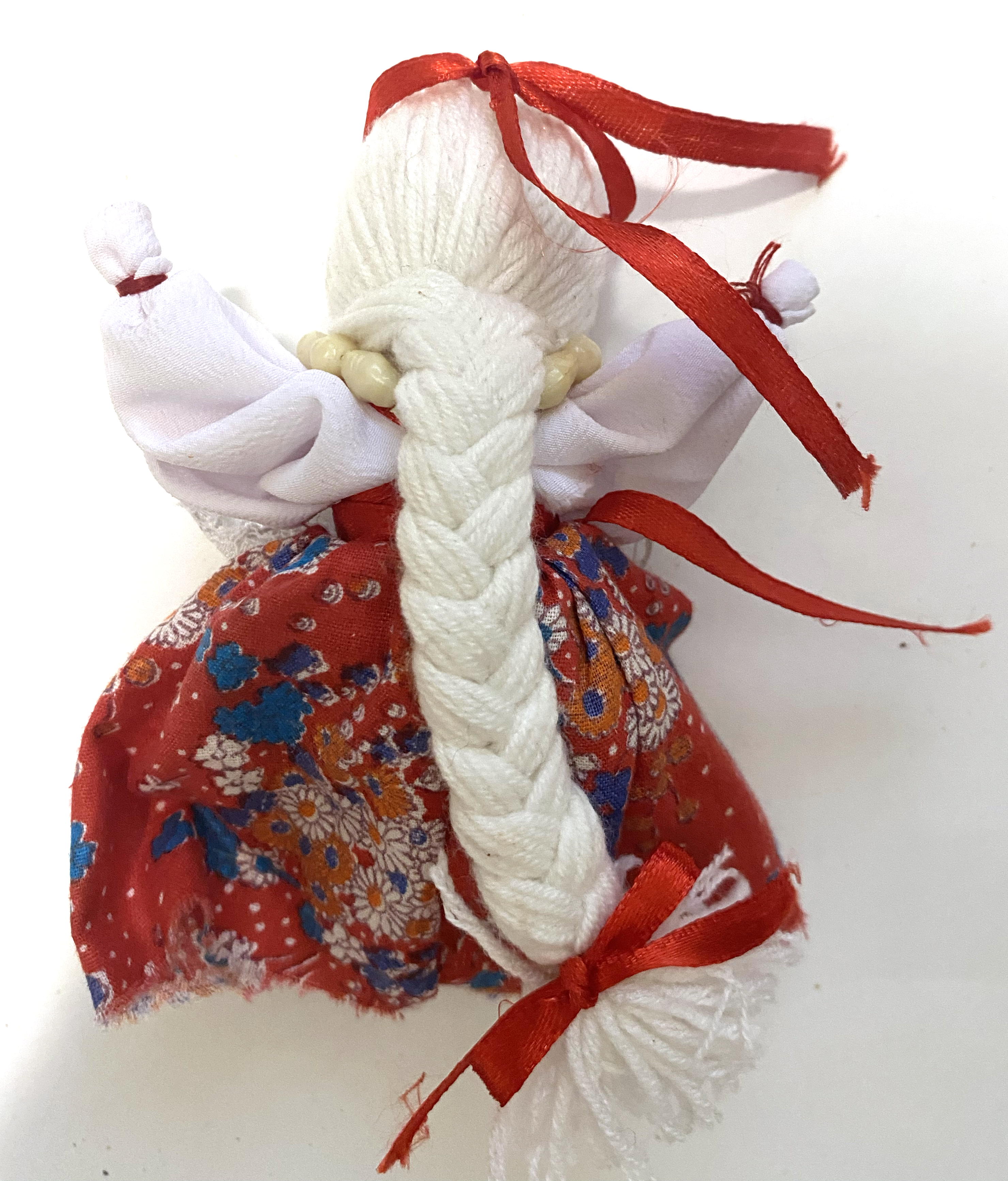 Cloth doll - braided hair