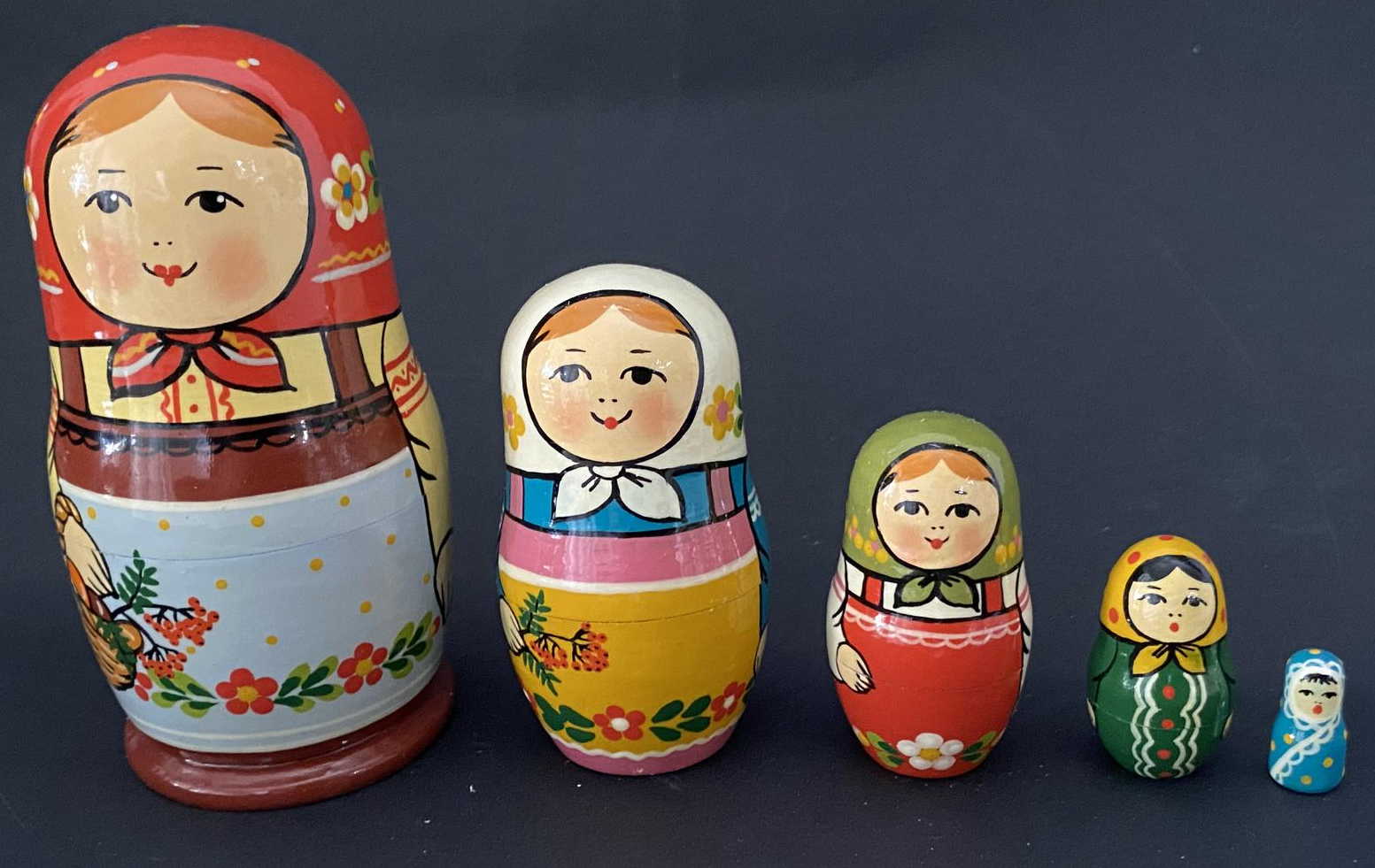 Sergiev Posad Matryoshka by Agaeva – 5 Nested Set