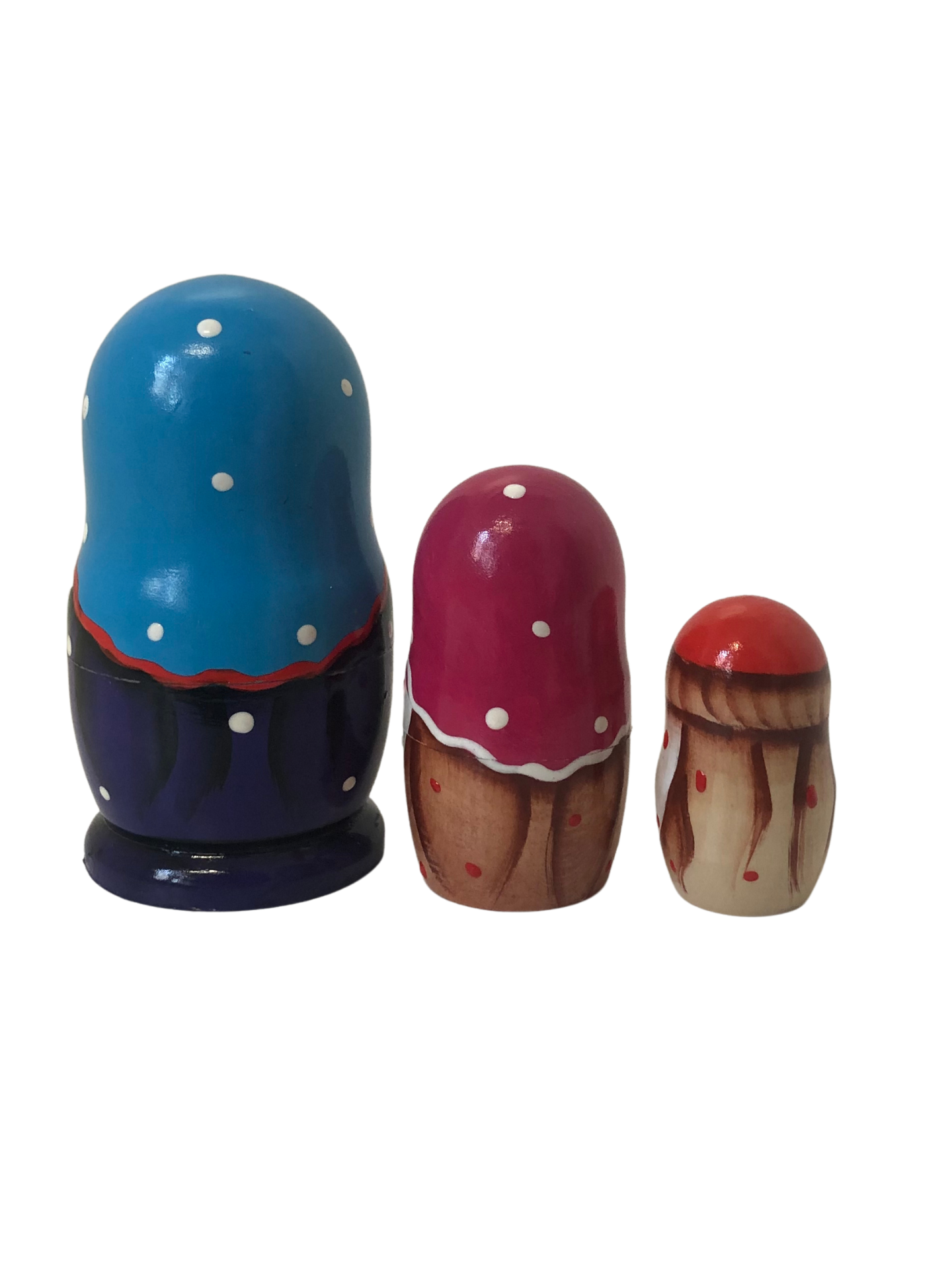 Girls with Teddy Bears Matryoshka – 3 Nested Set
