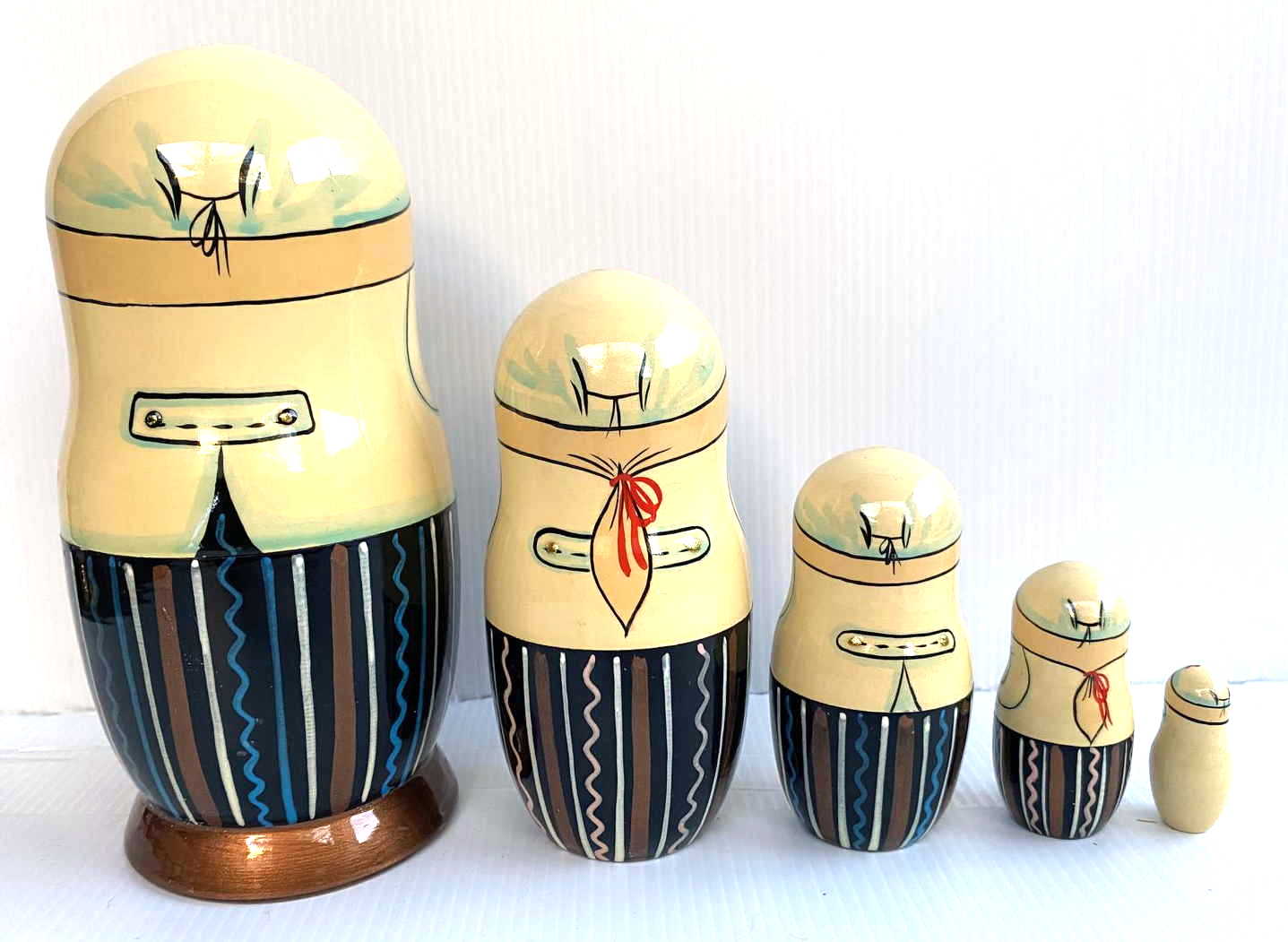 Yolkin Doctor & Nurses Nesting Dolls - 5 Nested Set