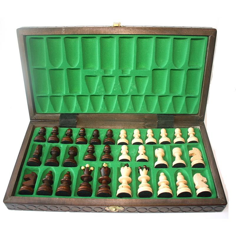 Handmade Wooden Chess Set – Small pearl