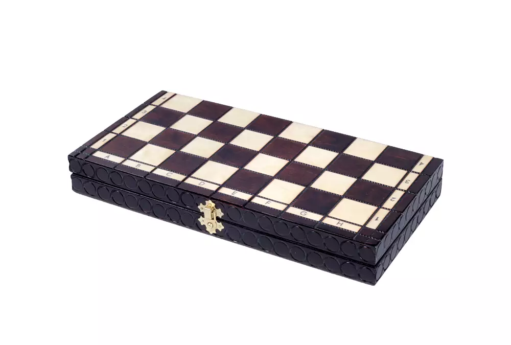 Handmade Wooden Chess Set – Medium King's - Black