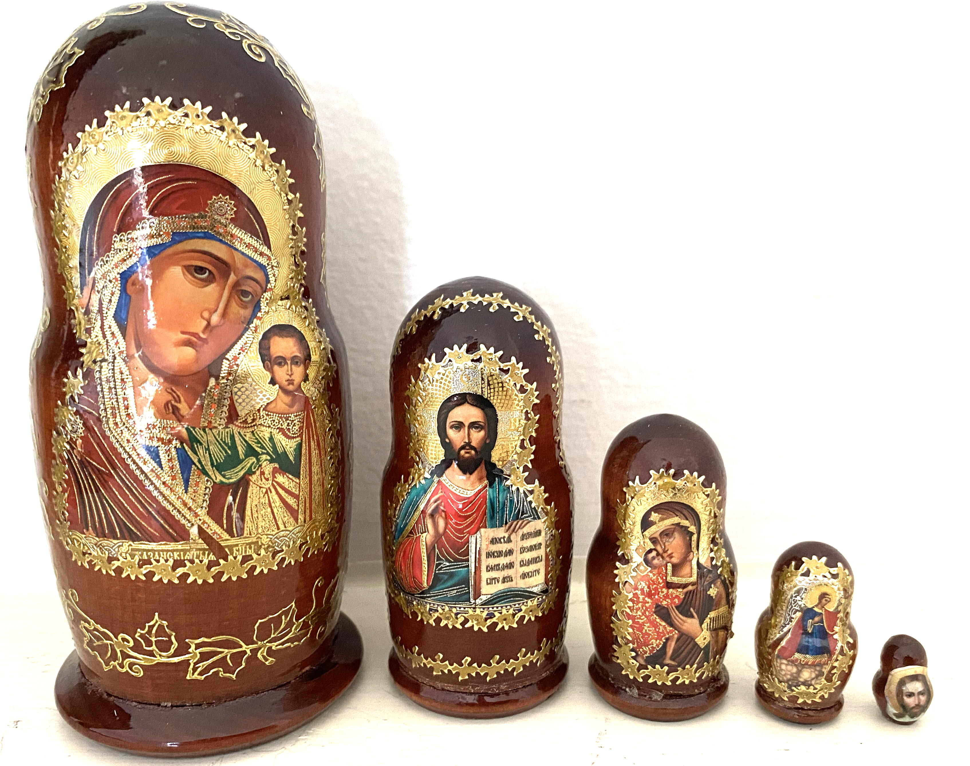 Artists Matryoshka Icons (5 nested set)